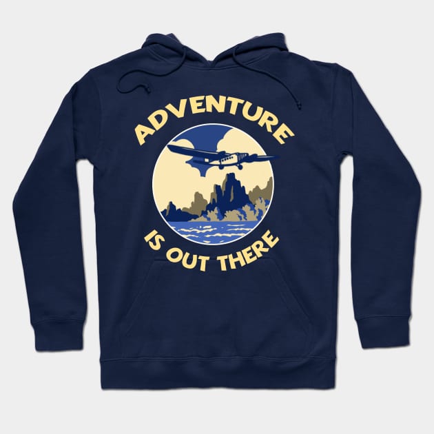 Adventure is Out There! Hoodie by NikSwiftDraws